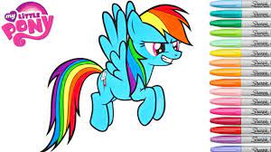 My little pony equestria girls picture to print. My Little Pony Coloring Book Rainbow Dash Mlp Colouring Pages Rainbow Splash Youtube