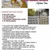 Non diary whipping cream hendaklah dalam keadaan separuh beku. 1