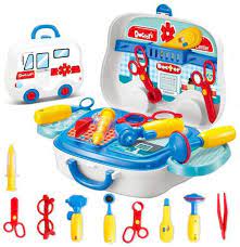 Lhy News Deluxe Doctor Kit Medical Tools Pretend Play Set With Suitcase Educational Toys For Boys Educational Toys Toys For Boys Doctor Play Set