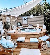 erika on instagram whirlpool i m just back from yoga and i m going to jacuzzi gonflable deco terrasse exterieure jacuzzi exterieur gonflable