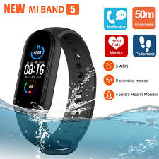 Honor band 5 support added. Xiaomi Mi Band 5 Amoled 50 Atm Waterproof Monitor Smart Watch Extra Free Strap Ebay