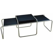The unique table makes an impression and offers plenty of surface space for books, magazines or a casual meal. Buy Laccio Coffee Table Wood And Steel Marcel Breuer Black 13310 In The Europe Privatefloor