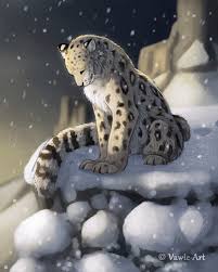 Snow Leopard By Vawie Art On Deviantart In 2020 Snow Leopard Art Leopard Art Snow Leopard