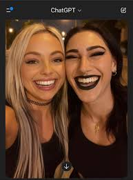 Rhea Ripley and Liv Morgan Being Friends at Elimination Chamber