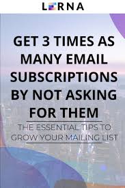 How To Triple Your Newsletter Subscriptions By Providing Value Newsletter Subscription Email Subscription Online Marketing