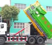 Heavy-Duty Self Dumping and Compression Hook Arm Garbage ...