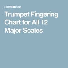Trumpet finger chart | brass musician memorize these fingerings by doing a chromatic scale, then practice the 12 major scales (above). Pin On Trumpet Fingering Chart