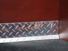 Black Aluminum Diamond Plate Near Me 4 In Baseboard Baseboards Diamond Plate Decor Diamond Plate
