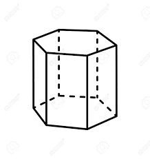 Download 900+ royalty free hexagonal prism vector images. Hexagonal Prism Geometric Figure Shape Projection Of Dashed And Royalty Free Cliparts Vectors And Stock Illustration Image 105603880