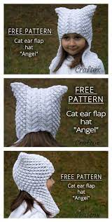 Cat Ear Hat Free Knitting Pattern Beanie Knitting Patterns Free Baby Hat Knitting Pattern Ear Flap Hats