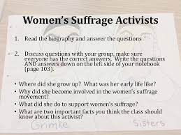 Please, try to prove me wrong i dare you. Women S Suffrage Quiz Ppt Download