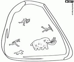 He, or she, can add paint, but can't remove paint, by painting over it. The Mammoth Hunting A Cave Painting Coloring Page Printable Game