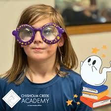 Why did the ghost want to go to Chisholm Creek Academy? 👻 Because we  embrace a spirited approach to learning! We hope everyone has a fun and  safe night! Happy Halloween! . . . . . . . #