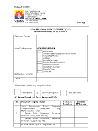 Majlis perbandaran kuala langat persiaran majlis, jalan sultan alam shah, 42700 banting, selangor darul ehsan. Senarai Semak Osc 4a Majlis Perbandaran Sepang