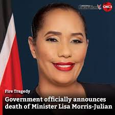 The Government of Trinidad and Tobago has announced, with profound sadness,  the passing of Lisa Morris-Julian, Minister in the Ministry of Education  and Member of Parliament for D'Abadie/O'Meara. Read more:  https://www.cnc3.co.tt/government-officially ...