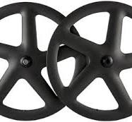 700C Five Spoke Bicycle Wheel Road Bike/Track/Fixie Gear Carbon Wheelset 5  Spoke | eBay