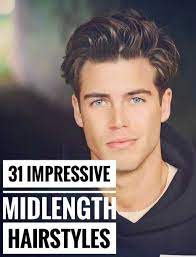 31 Beeindruckende Mittellange Frisuren Fur Manner Manner Frisuren Haarschnitt Manner Einfache Frisuren Mittellang