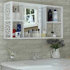 Bathroom linen closets, vanity cabinets, and medicine cabinets are a few common types. Mirror Included A Quality Made In Turkey Bathroom Wall Cabinet Mirrored Modern Decor Sturdy Cupboard Luxurious Patterned Shelf Aliexpress