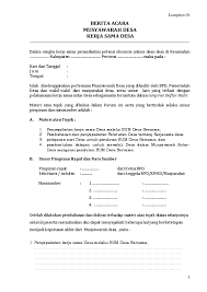 Maybe you would like to learn more about one of these? Contoh Berita Acara Rapat Kerja Contoh Resource