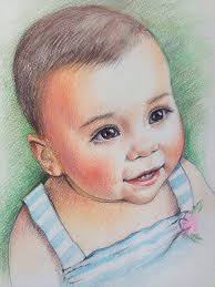 8x12 Custom Portraits Baby Portrait Gift Illustration Artist Pencil Portrait Drawing Art Ar Portrait Drawing Face Drawing Baby Face Drawing