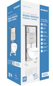 Vous avez également un support pour vos toilettes, mais la cuvette n'est pas disponible. Bati Pack Wc Suspendu Sigma Renova De Geberit La Solution Gain De Temps Concept Bain