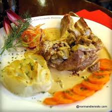 Cote De Veau A La Normande Restaurant Les Grands Bassins Le Havre