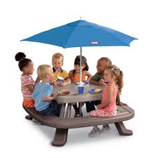 Little Tikes Fold N Store Picnic Table With Market Umbrella General With Images Kids Picnic Table Picnic Table With Umbrella Kids Picnic