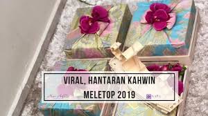 10 dulang hantaran kahwin & tunang yang cantik. Viral Hantaran Kahwin Meletop 2019 Noor Arfa
