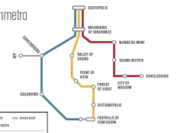 Phantom Tollbooth Metro Map Metro Map Map Metro