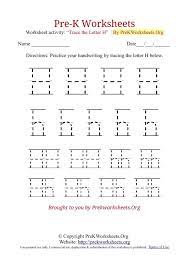 Challenge your kid to fill in the missing numbers from 1 to 50. Pre K Tracing Worksheet H With Images Alphabet Worksheets Preschool Preschool Worksheets Free Preschool Worksheets