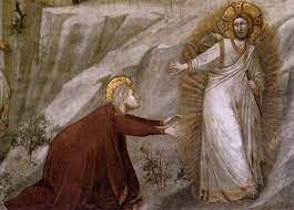 Painting of jesus with a start of david halo presenting the gifts of his body and blood. Jesus Resucitado Dibujos De Fano En Color Diocesis De Malaga Portal De La Iglesia Catolica De Malaga