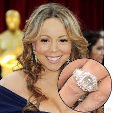 Mariah Carey S 17 Carat Ring Is Estimated To Be Worth 2 5 Million Aliancas Casamento Famosos