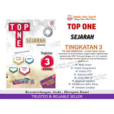 Top One Sejarah Tingkatan 3 Kssm Edisi 2020 Buku Kerja Pelangi Shopee Singapore