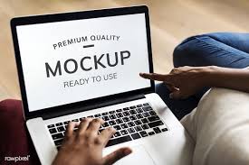 Download Premium Psd Of Hands On An Laptop With A Mockup 405033 Mockup Graphic Design Portfolio Inspiration Digital Tablet