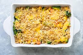 It is very good and combines the creamy texture of the cheese sauce with the crunchy. Vegetable Casserole Culinary Hill