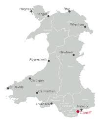 The brecon beacons national park and international dark sky reserve. Map Of Cities And Towns In Wales