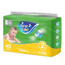 Fine Baby Diapers Size 2 Small 3 6kg Economy Pack Of 40 Diapers Fine Baby Jordan Amman Buy Review