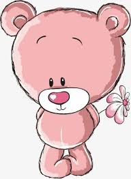 Bear Holding A Flower Bear Vector Flower Vector Bear Png Transparent Clipart Image And Psd File For Free Download Teddy Bear Cartoon Cartoon Clip Art Teddy Bear Pictures