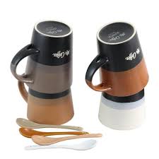 Ships free orders over $39. Mr Coffee Caf Greco 14 Oz Assorted Color Coffee Mugs Set Of 4 985105382m The Home Depot