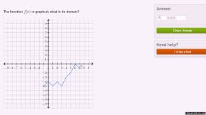 Algebra 2 quick check template. How To Find Domain And Range From A Graph Video Khan Academy