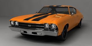 Chevrolet chevelle ss 1970 kaufen. Chevrolet Chevelle Ss 1969 3d Modell In Klassische Autos 3dexport