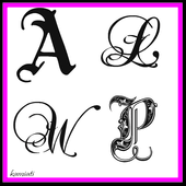 Alphabet letter font free photo huruf abjad az terpisah free. Kaligrafi Huruf Abjad Az Dengan
