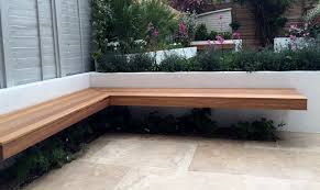 Floating Timber Bench Outdoor Bench Seating Backyard Garden Design Wood Bench Outdoor