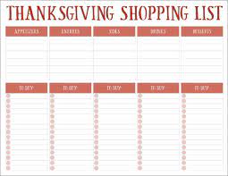 Von basics bis hin zu designermode: Thanksgiving Meal Planners Shopping List Printables Free Live Craft Eat