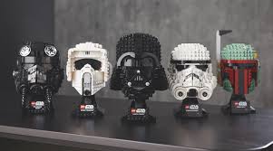 A fan of star wars and legos? The Complete Lego Star Wars Helmet Collection Looks Insane