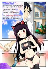 Kuroneko Gets Anal Fucked in Cat Keyhole Bra & Panty Set | Otakusexart