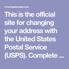 This Is The Official Site For Changing Your Address With The United States Postal Service Usps Complete Change Of Address Change Your Address Moving Budget