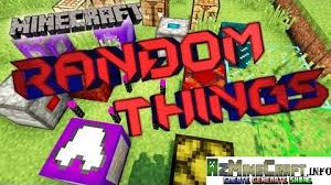 The random loot mod will make exploring the world in minecraft more interesting, because you will periodically come across unique and very . Random Things Mod For Minecraft 1 11 2 1 10 2 1 7 10 Azminecraft Info