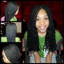 Boxbraids W Crinkled Ends Little Girl Braids Beauty Hair