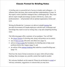 Download free creative brief templates for excel and word. Free 5 Briefing Note Samples In Pdf Ms Word